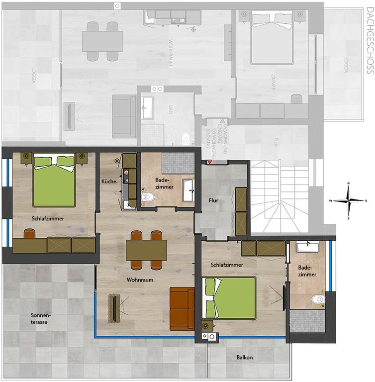 Alpenchalet Apartments Parcines Bagian luar foto