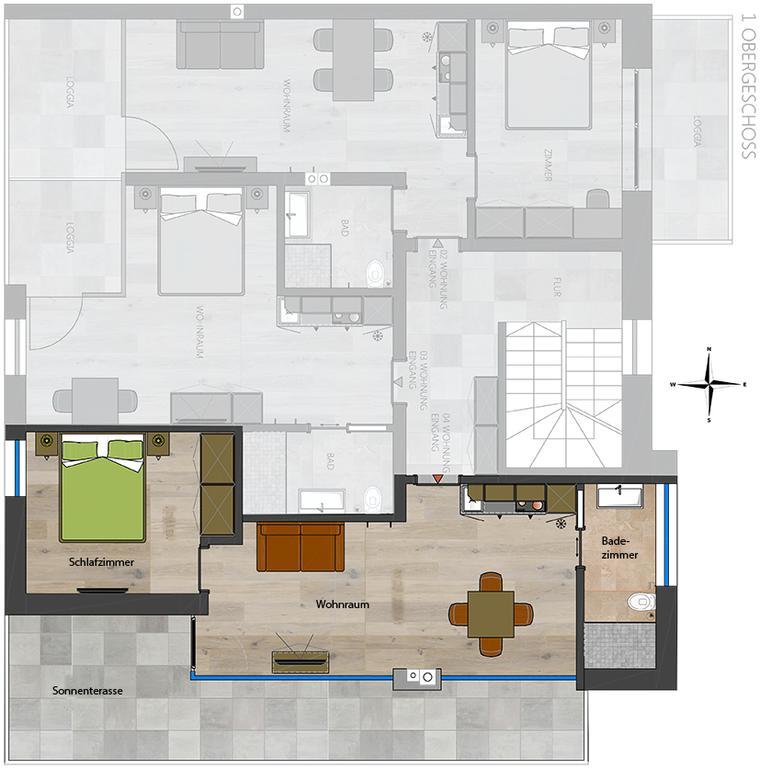 Alpenchalet Apartments Parcines Bagian luar foto
